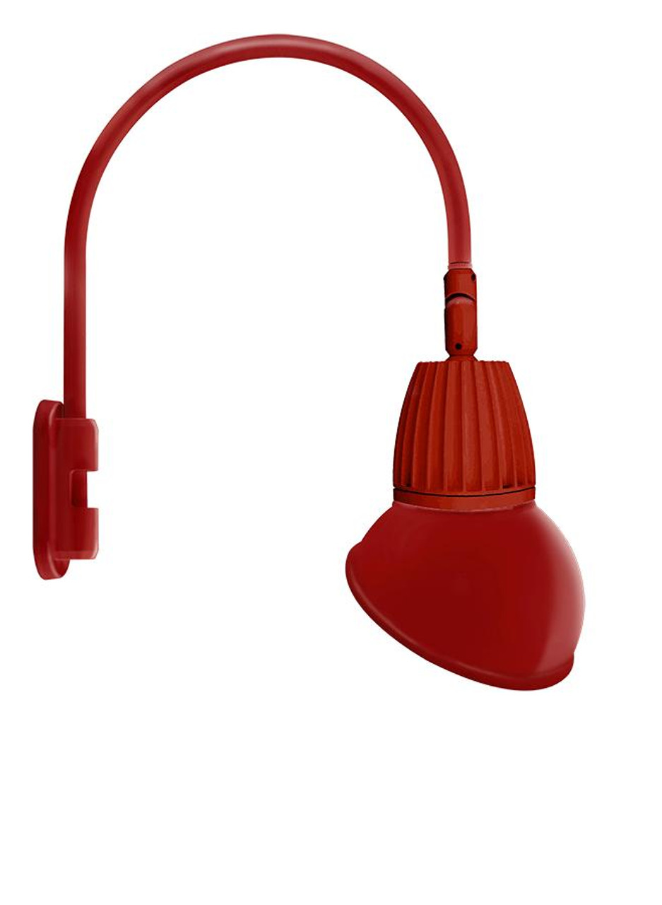 GN5LED26YAD11R Decorative 1230 Lumens Gooseneck 26W 3000K Pole 20 Inches High