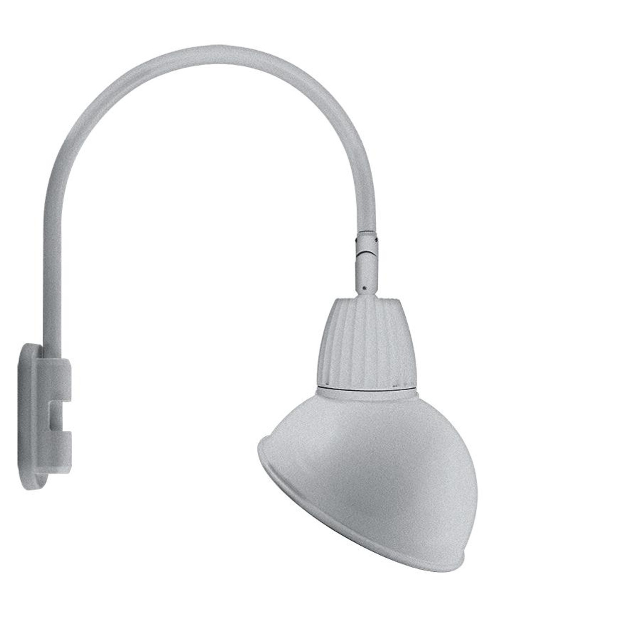 GN5LED26YADS Decorative 1230 Lumens Gooseneck 26W 3000K Pole 20 Inches High