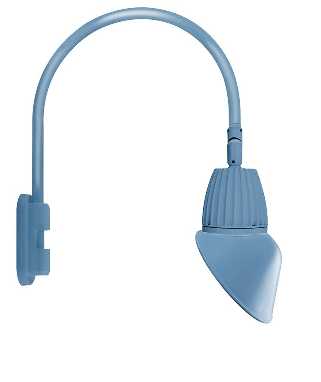 GN5LED26YRAC11LB Decorative 1247 Lumens Gooseneck 26W 3000K Pole 20 Inches High