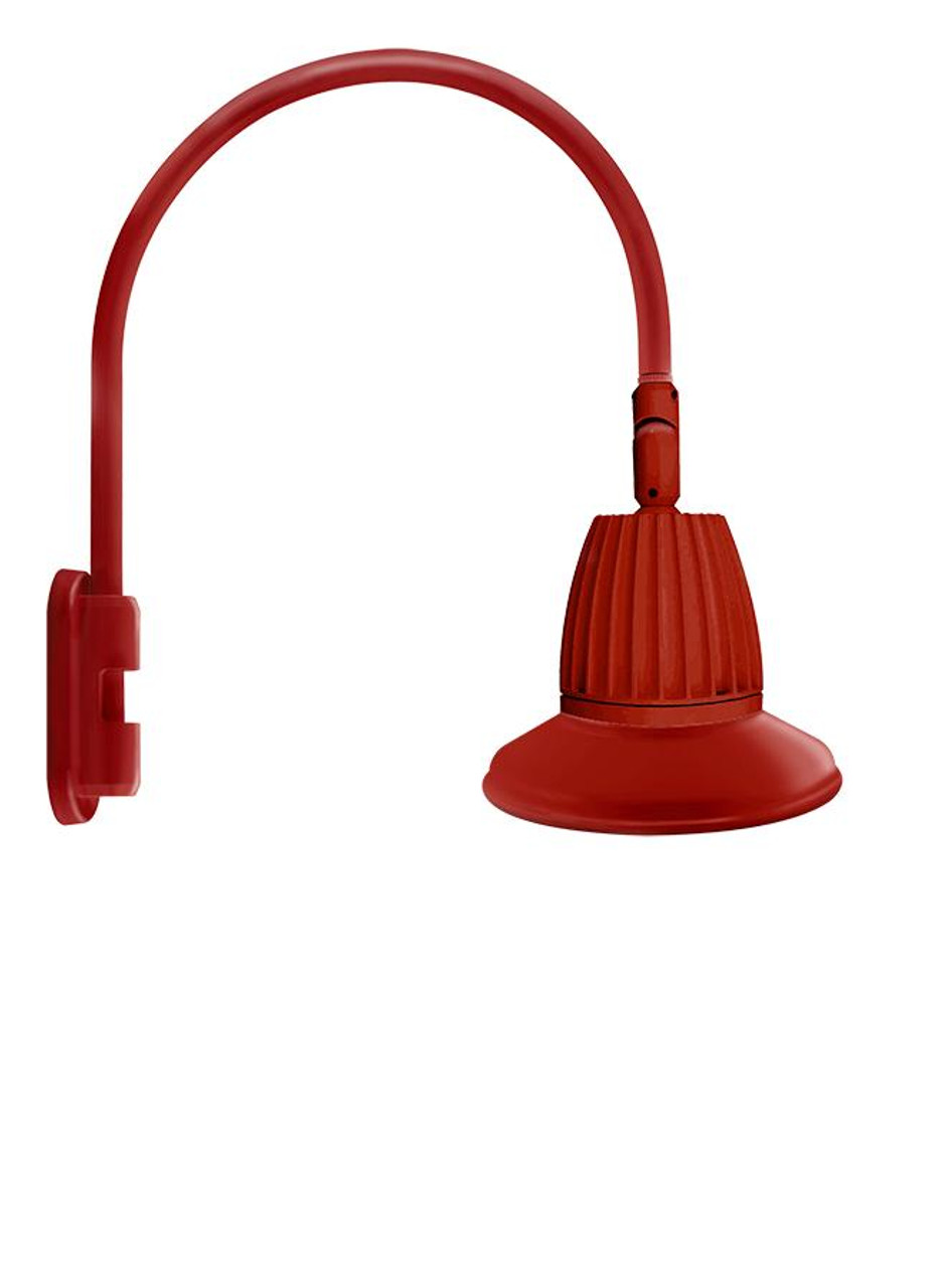 GN5LED26YST11R Decorative 1348 Lumens Gooseneck 26W 3000K Pole 20 Inches High