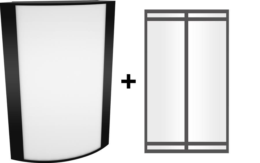 HALV10L930-FG1-K/LC Architectural 726 Lumens HALV Forward Light 14W 90CRI 3000K Frosted