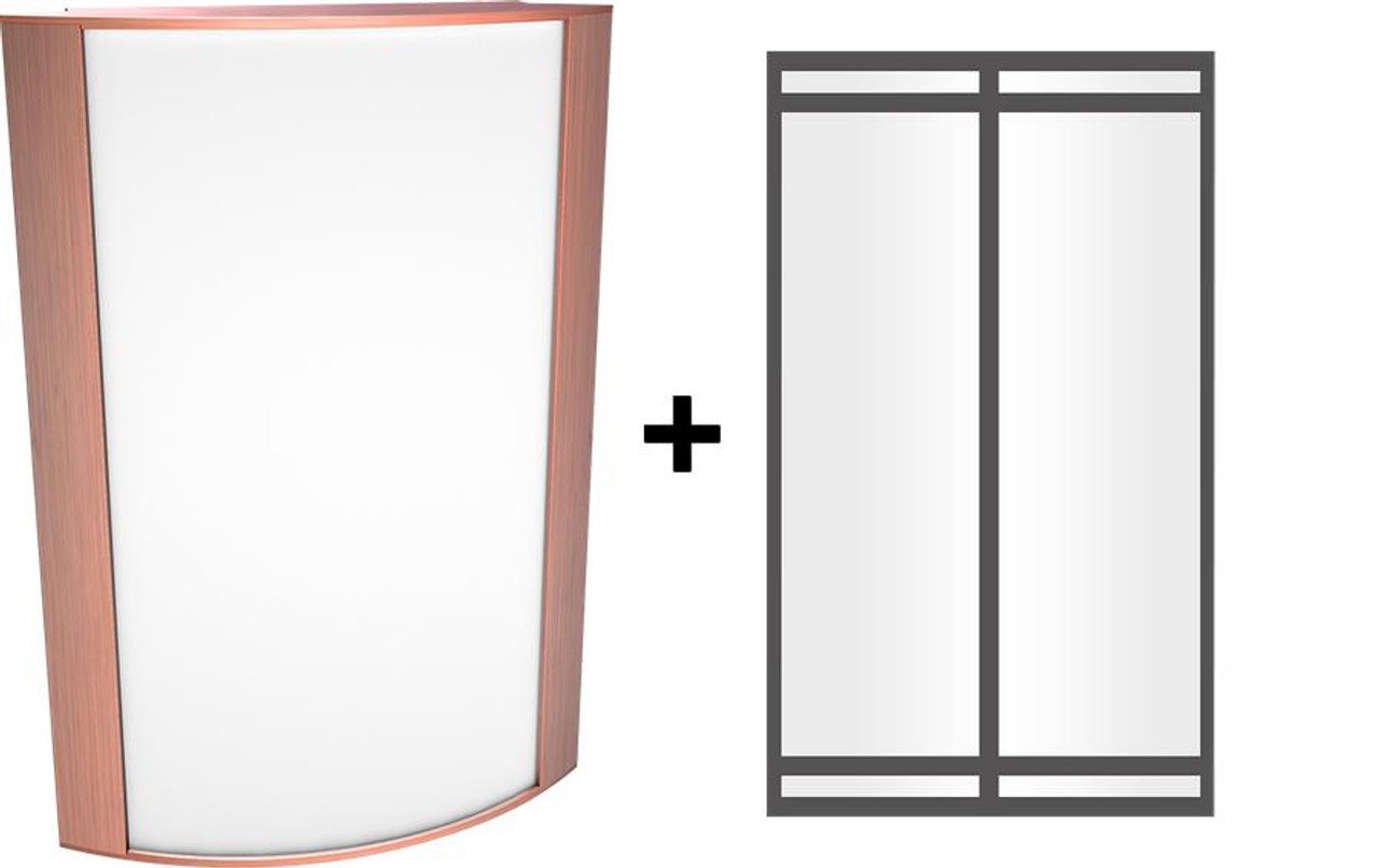 HALVS10L927-FG1-CU/BL Architectural 746 Lumens HALVS Forward & Up/down Light 14W 90CRI