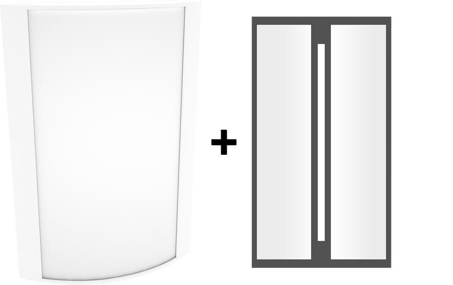 HALVS10L927-FG3-W/LC/E2 Architectural 785 Lumens HALVS Forward & Up/down Light 14W 90CRI