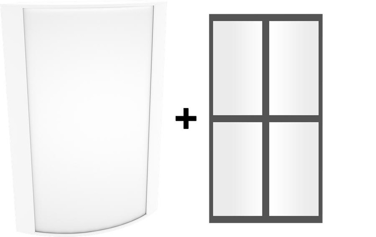 HALVS10L930-FG2-W/MVS Architectural 806 Lumens HALVS Forward & Up/down Light 14W 90CRI