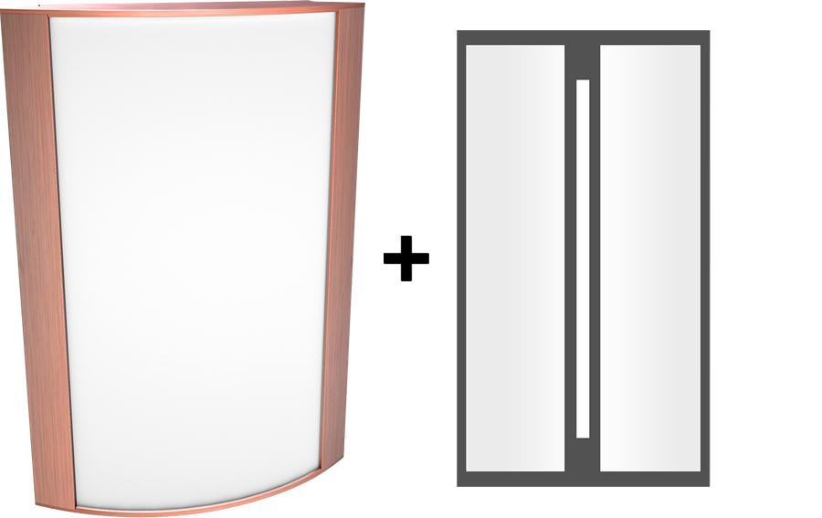 HALVS10L930-FG3-CU Architectural 766 Lumens HALVS Forward & Up/down Light 14W 90CRI