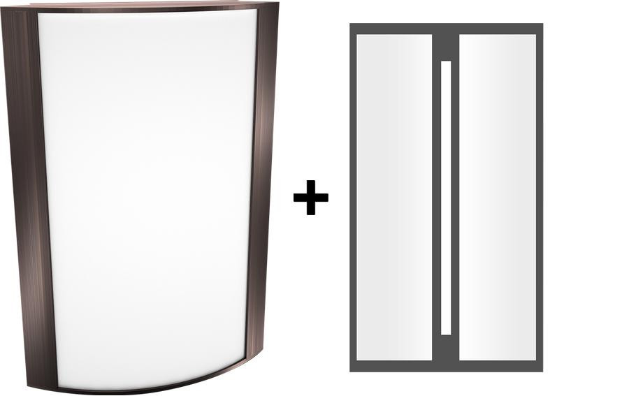 HALVS10L940-FG3-A Architectural 816 Lumens HALVS Forward & Up/down Light 14W 90CRI