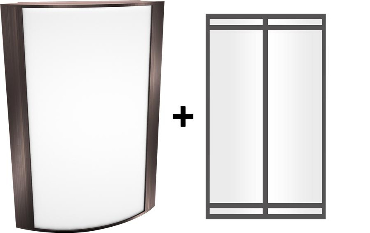 HALVS18L927-FG1-A/LC Architectural 1309 Lumens HALVS Forward & Up/down Light 25W 90CRI