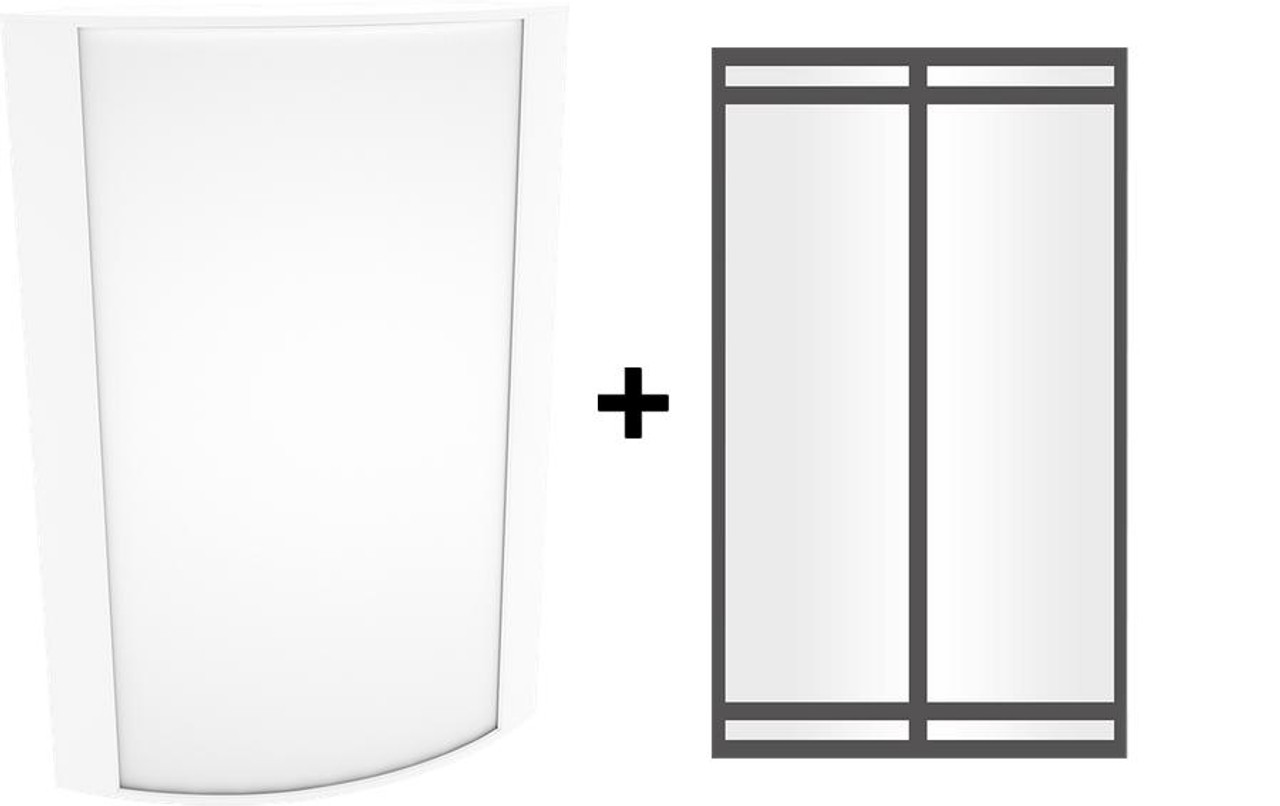 HALVS18L930-FG1-W/BL/E2 Architectural 1408 Lumens HALVS Forward & Up/down Light 25W 90CRI