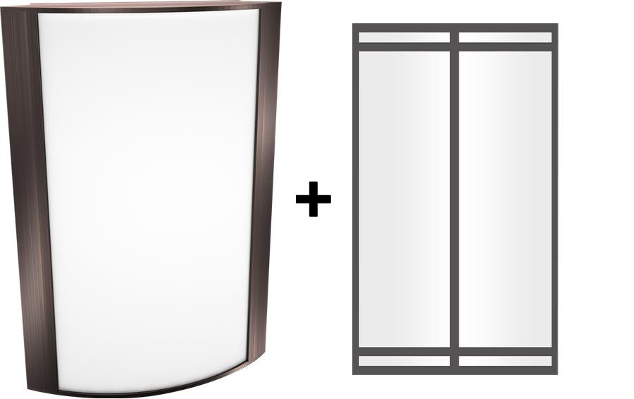 HALVS18L935-FG1-A/MVS/E2 Architectural 1431 Lumens HALVS Forward & Up/down Light 25W 90CRI