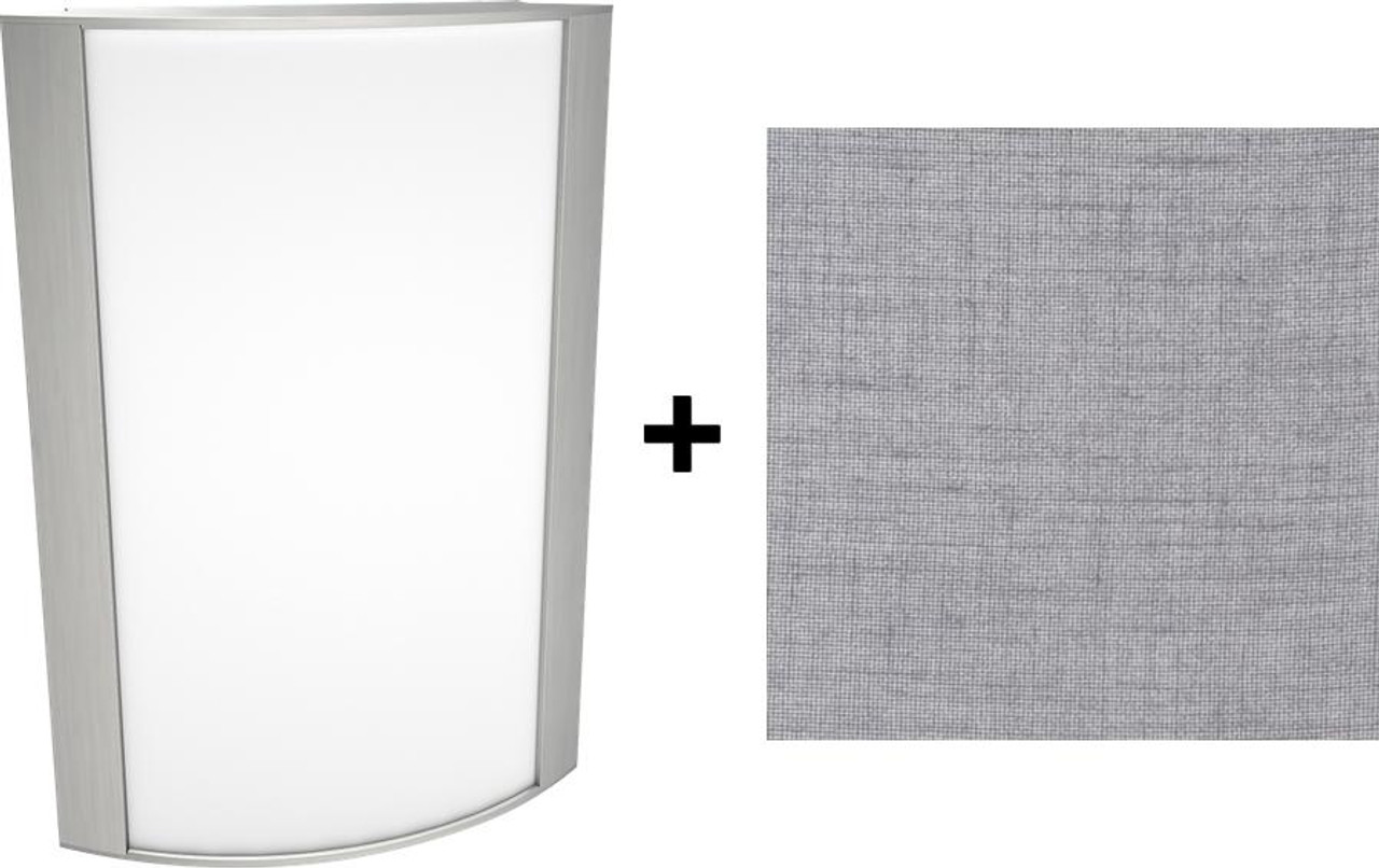 HALVS18L935-LH-SA/BL Architectural 303 Lumens HALVS Forward & Up/down Light 25W 90CRI