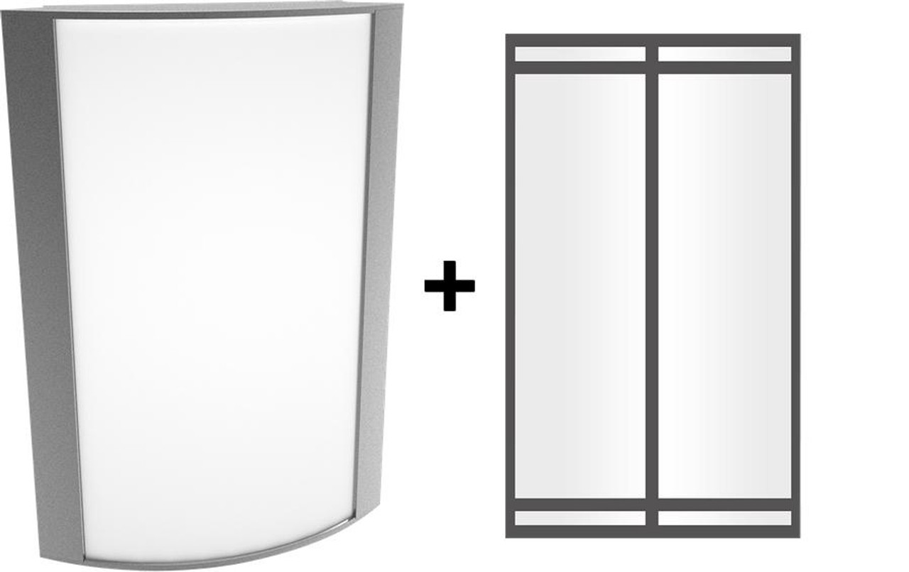 HALVS18L940-FG1-S/BL Architectural 1462 Lumens HALVS Forward & Up/down Light 25W 90CRI HALVS18L940-FG1-S/BL Architectural 1462 Lumens HALVS Forward & Up/down Light 25W 90CRI