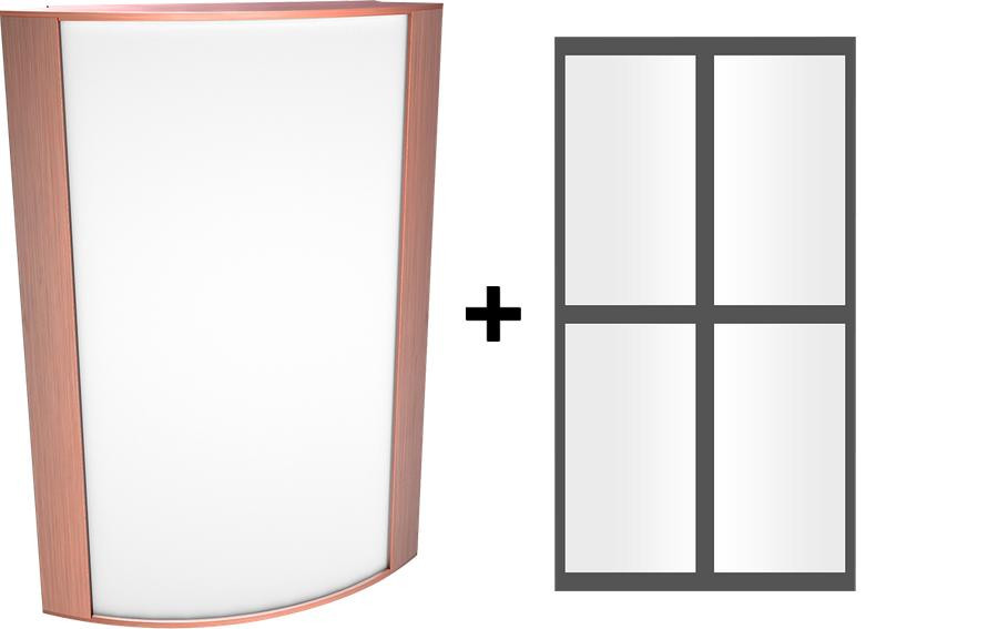 HALVS18L940-FG2-CU/BL/E2 Architectural 1417 Lumens HALVS Forward & Up/down Light 25W 90CRI