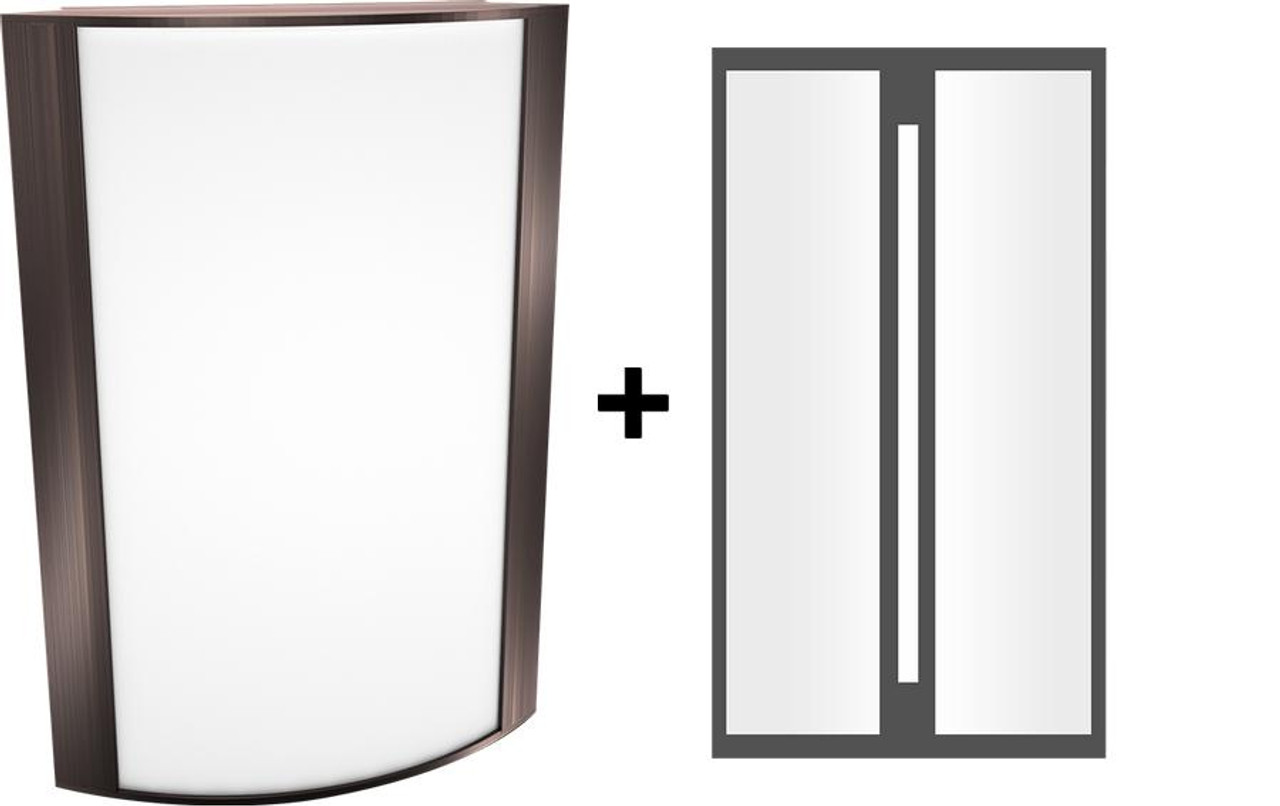 HALVS18L940-FG3-A/BL Architectural 1424 Lumens HALVS Forward & Up/down Light 25W 90CRI