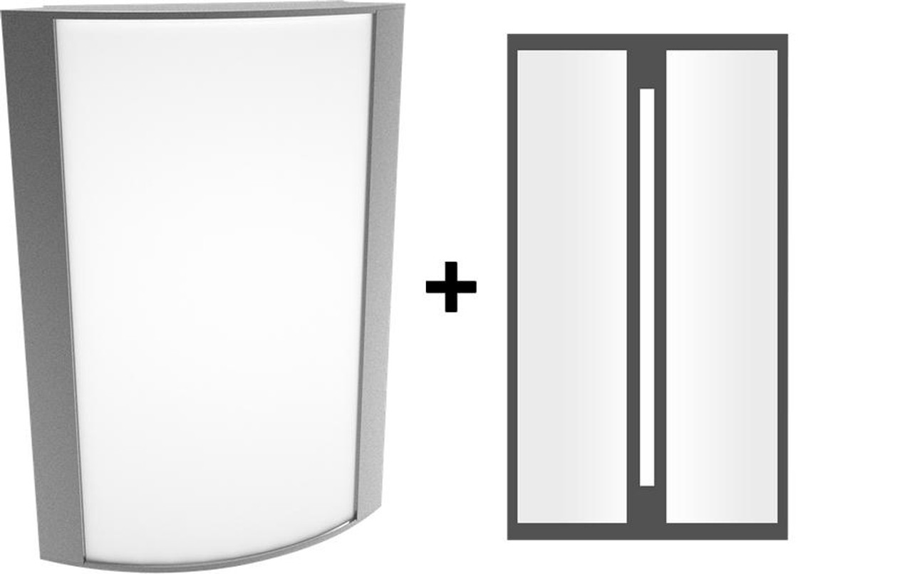 HALVS18L940-FG3-S/BL/E2 Architectural 1462 Lumens HALVS Forward & Up/down Light 25W 90CRI