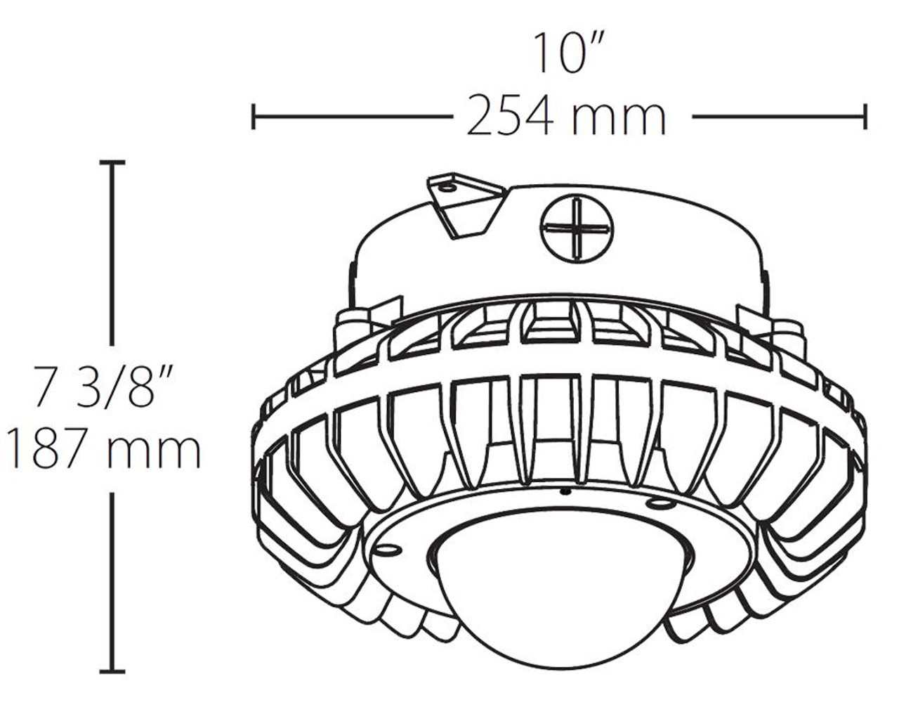 HAZXLED26C Hazardous Lighting 3427 Lumens HAZXLED26C 26W