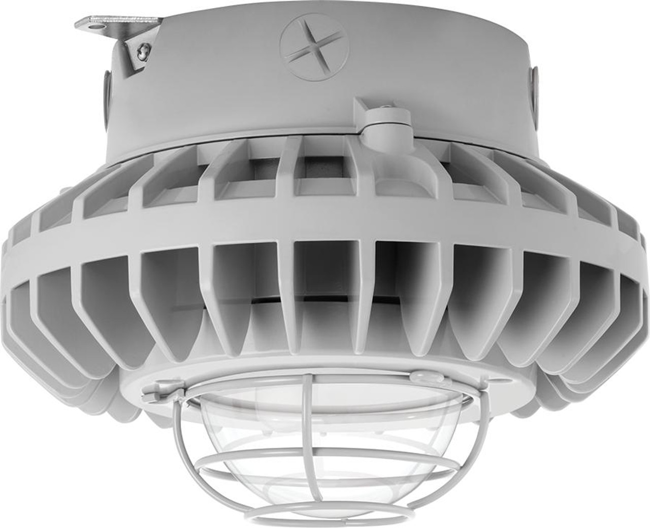 HAZXLED80C-G Hazardous Lighting 7686 Lumens Hazxled 80W Clear Globe Wire Gurad