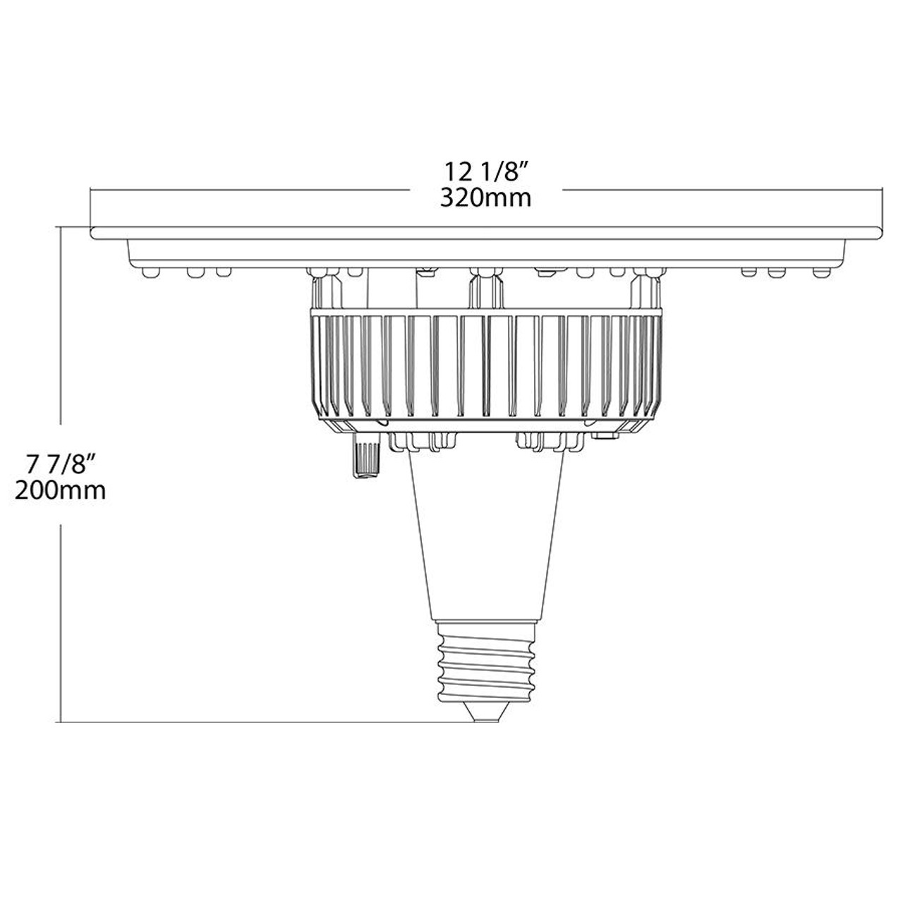 HIDFA-135S-V-EX39-8CCT-BYP HID Replacements 1300-20000 Lumens HID Field Adjustable Selectable