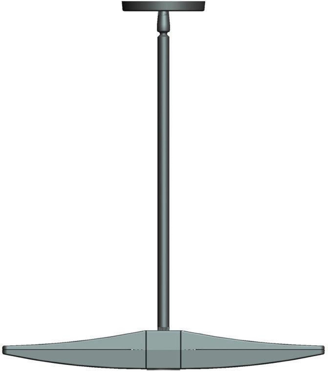 PLED2X10Y/UP Architectural 2481 Lumens PLED Pendant Mount 20W 3000K 120V-277V