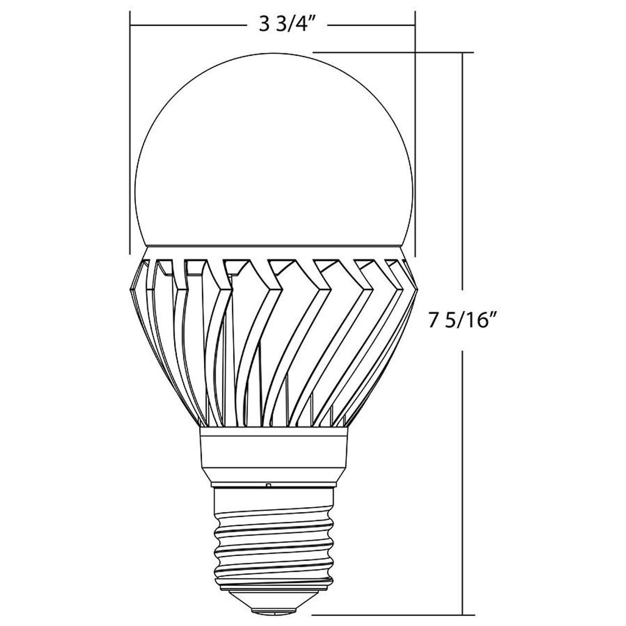 PS30-36-EX39-850-ND 120-277V A-line Bulbs 5100 Lumens PS30 36W Base EX39 80CRI 5000K Non-dimming