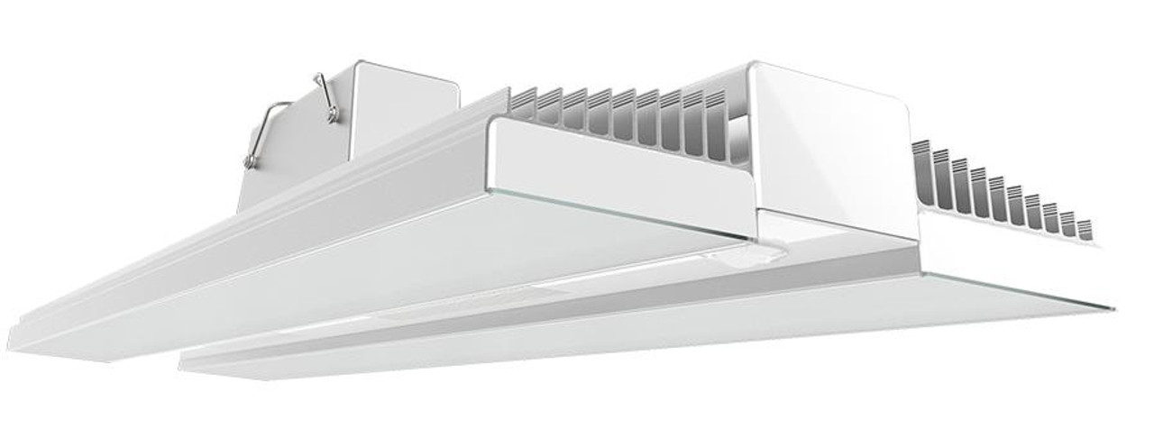 RAIL400N/LCS/E Rail 400W 4000K LED 120-277V LC Sensor Battery Backup White/aluminum