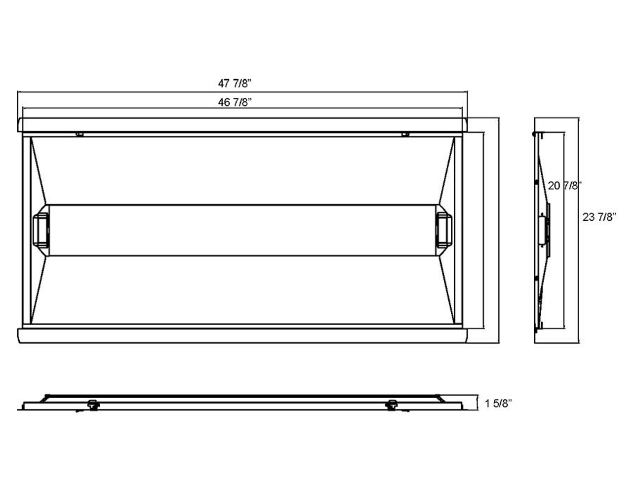 RTLED2X4/E RTLED2X4 Field-adjustable 35/30/25W 3500/4000/5000K Batt Backup