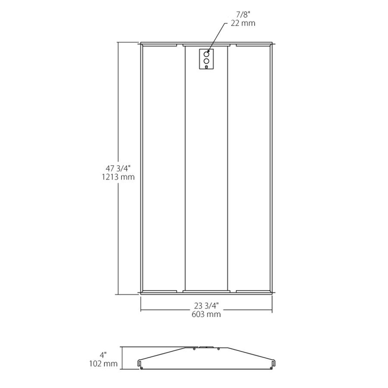 SWISH2X4-39N/D10/LCBS/E2 Panels & Troffers 5436 Lumens SWISH2X4 39W 4000K 0-10V Dimming