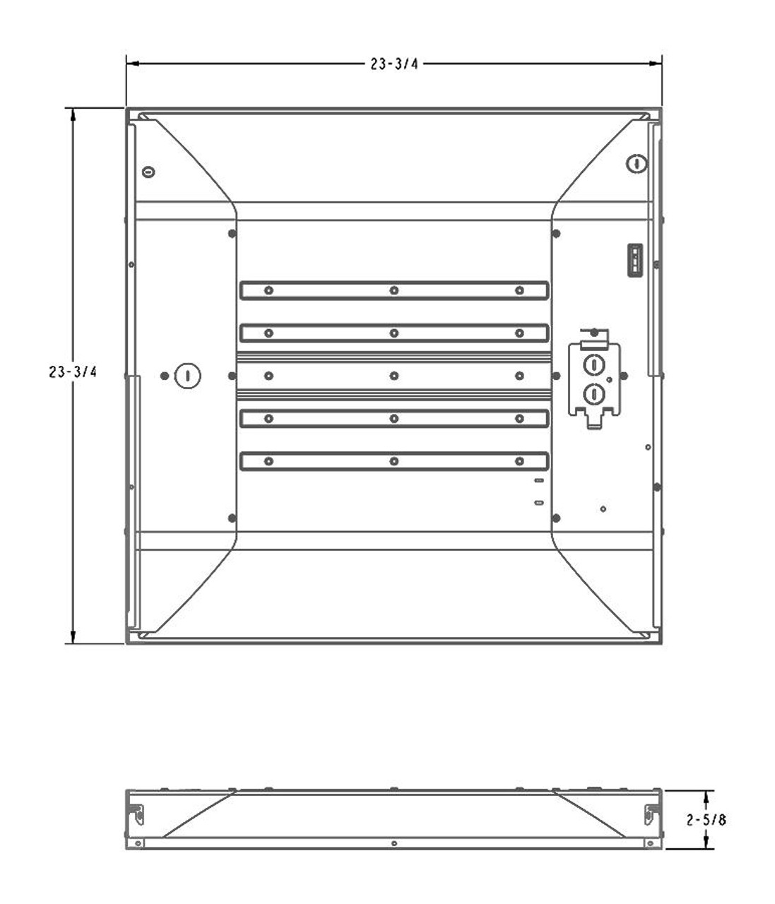 SWISHFA-ISLAND2X2 Panels & Troffers 2227-4408 Lumens Swish Field Adjustable 19/22/39W