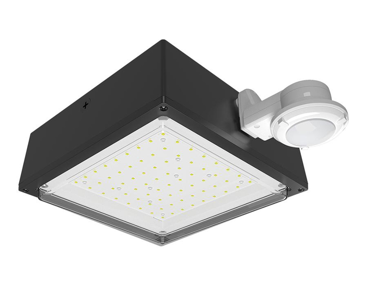 VANLED65Y/WS2 Canopy Lights 8748 Lumens VANLED 65W 3000K Drop Clear Lens 277V