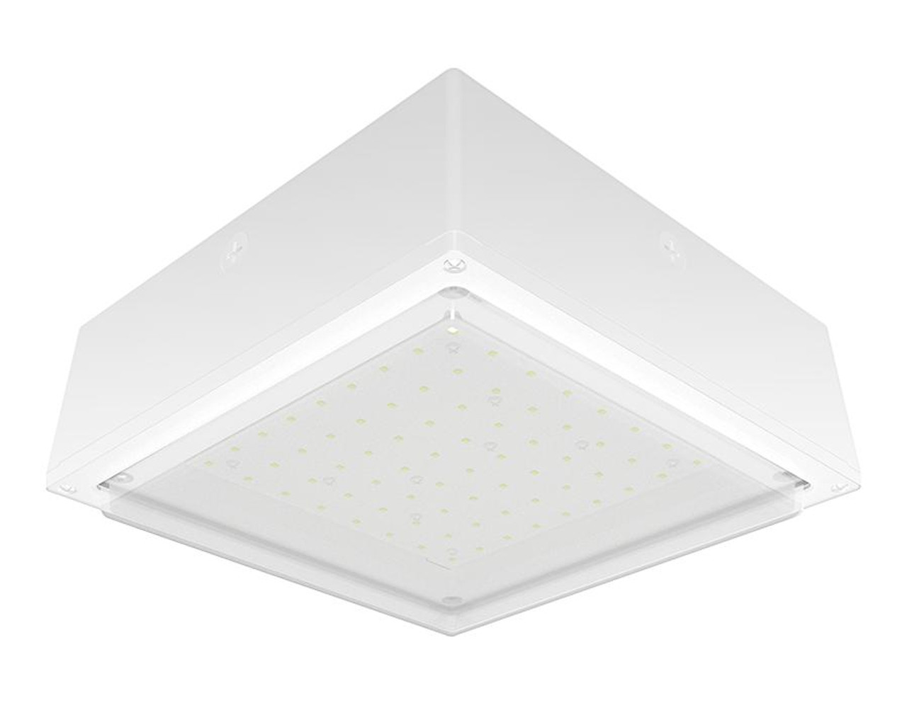 VANLED75NFRW/MVS Canopy Lights 9243 Lumens VANLED 75W 4000K 120V-277V Frosted