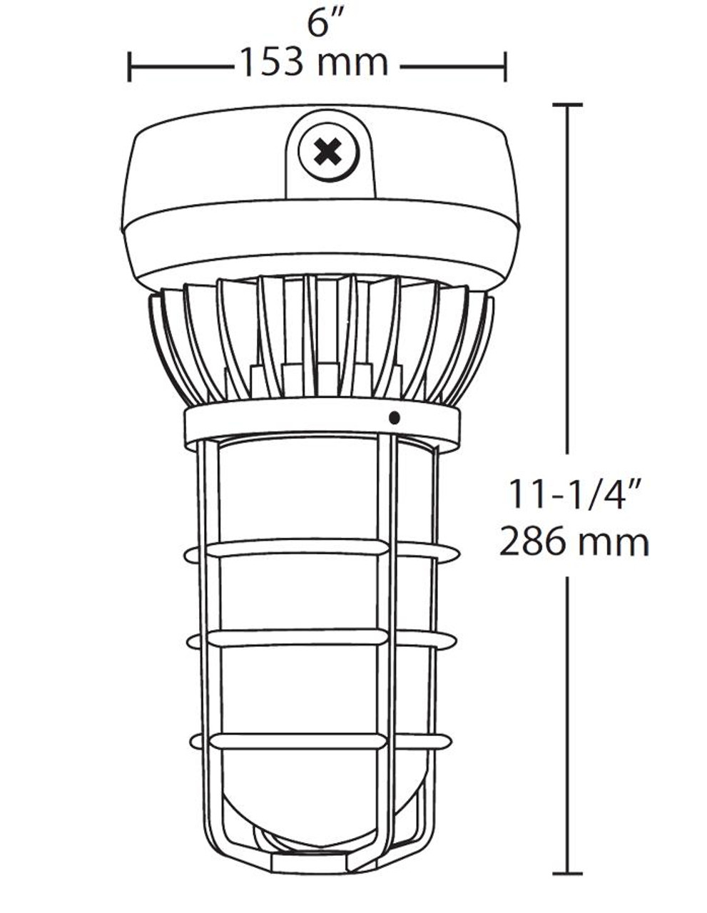 VXLED13NDG-3/4 Vaporproof 595 Lumens LED 13W Neutral 3/4 Frosted Globeglobe