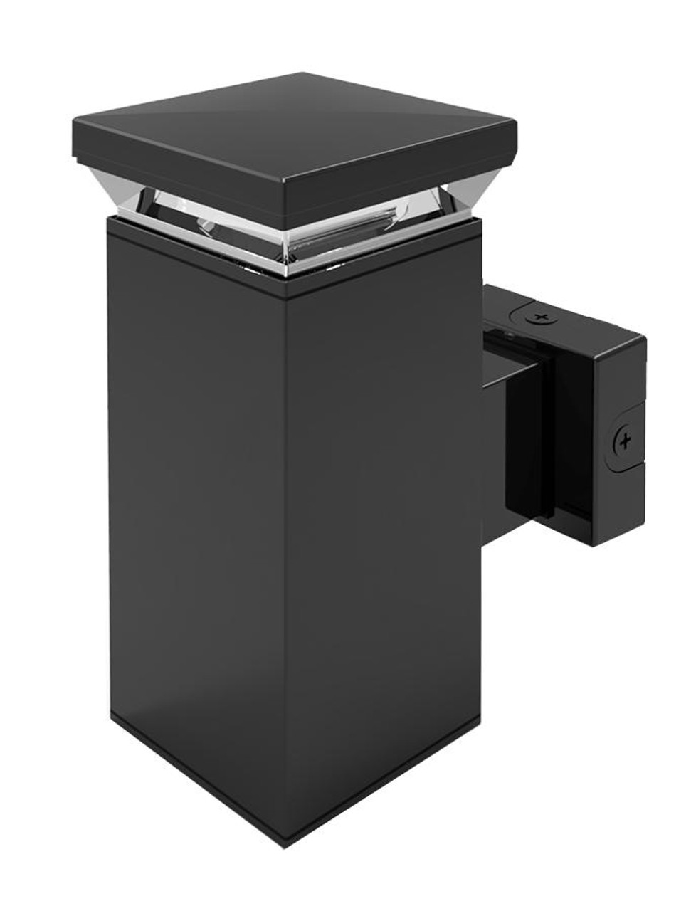 WBLED18N Wall Bollard Square 18W Neutral LED Bronze