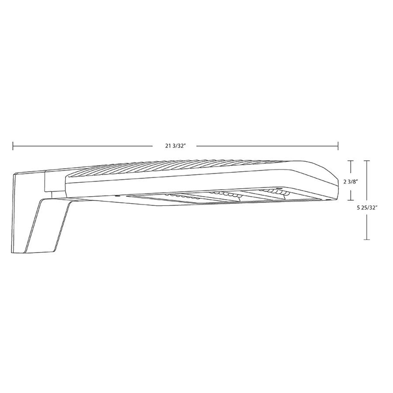 ALEDS3TN/7PR ALED 40-60-80W T3 4000K Neutral Arm 7PIN Recept Bronze