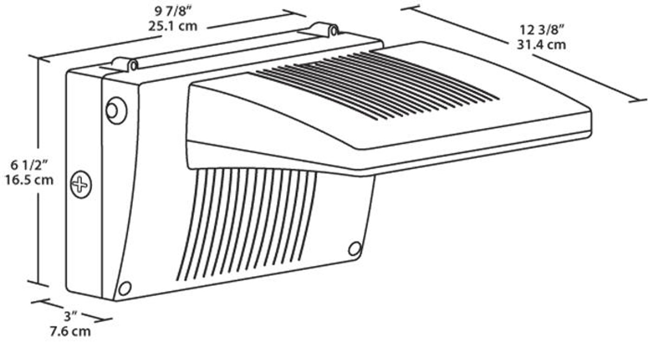 WPLED26/E Wall Packs 3851 Lumbattery Backupns Wplbattery Backupd 26W Battery
