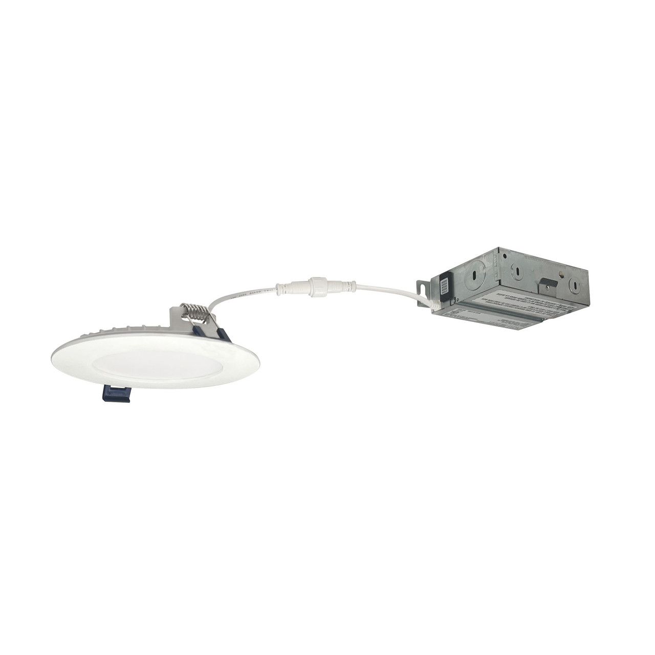 NFLAT-R4TWMPW 4" Flat Non-metallic Can-less LED Downlight Selectable CCT 700LM