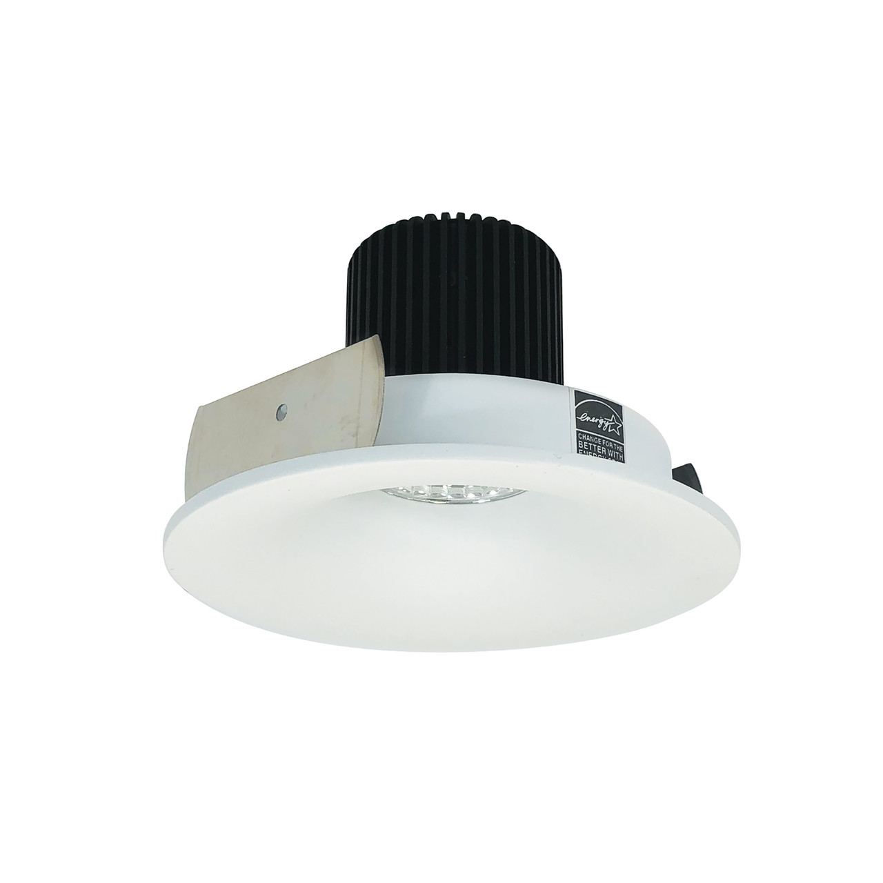 NIO-4RNB30XMPW/10 4" Iolite LED Round Bullnose 1000LM / 14W 3000K Matte Powder