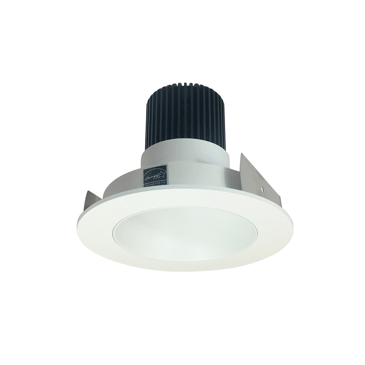 NIO-4RNDC40XMPW/10 4" Iolite LED Round Reflector 1000LM / 14W 4000K Matte Powder