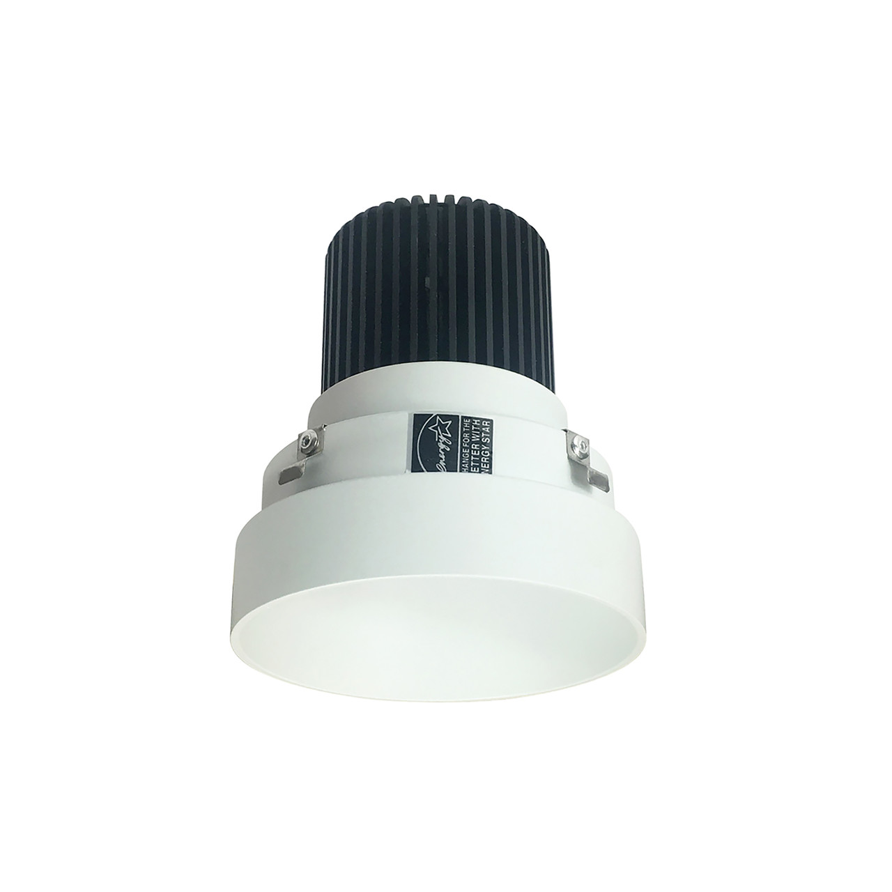 NIO-4RTLNDC27XMPW/10 4" Iolite LED Round Trimless Downlight 1000LM / 14W 2700K Matte