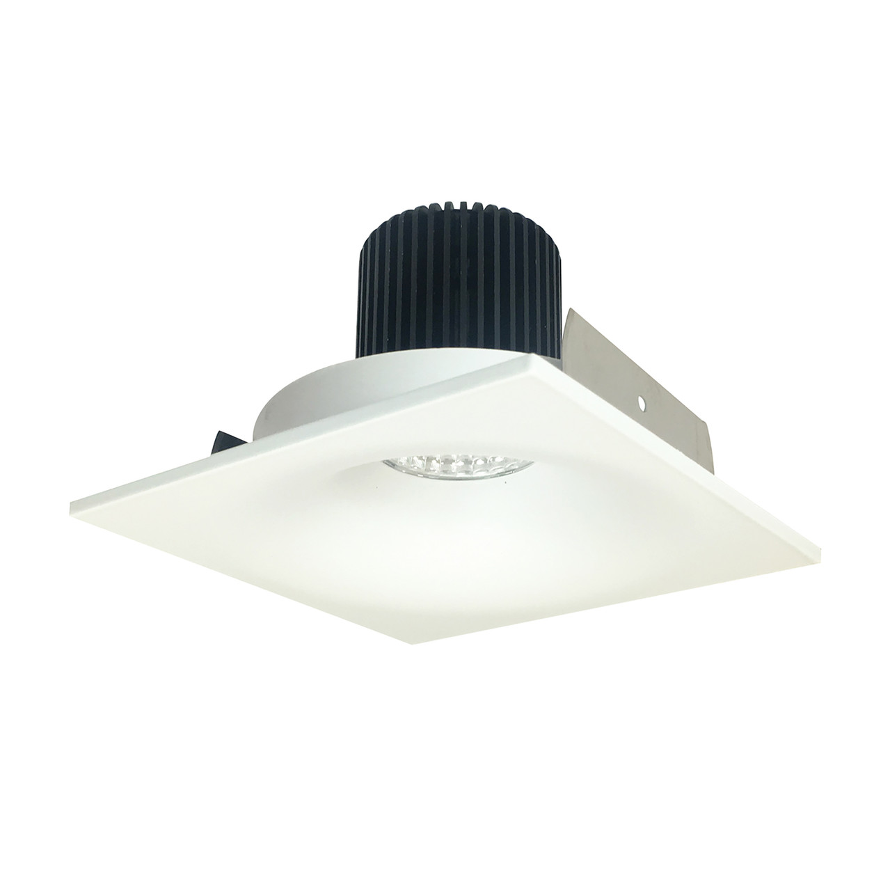 NIO-4SNBCDXMPW 4" Iolite LED Square Bullnose 800LM / 14W Comfort Dim Matte Powder