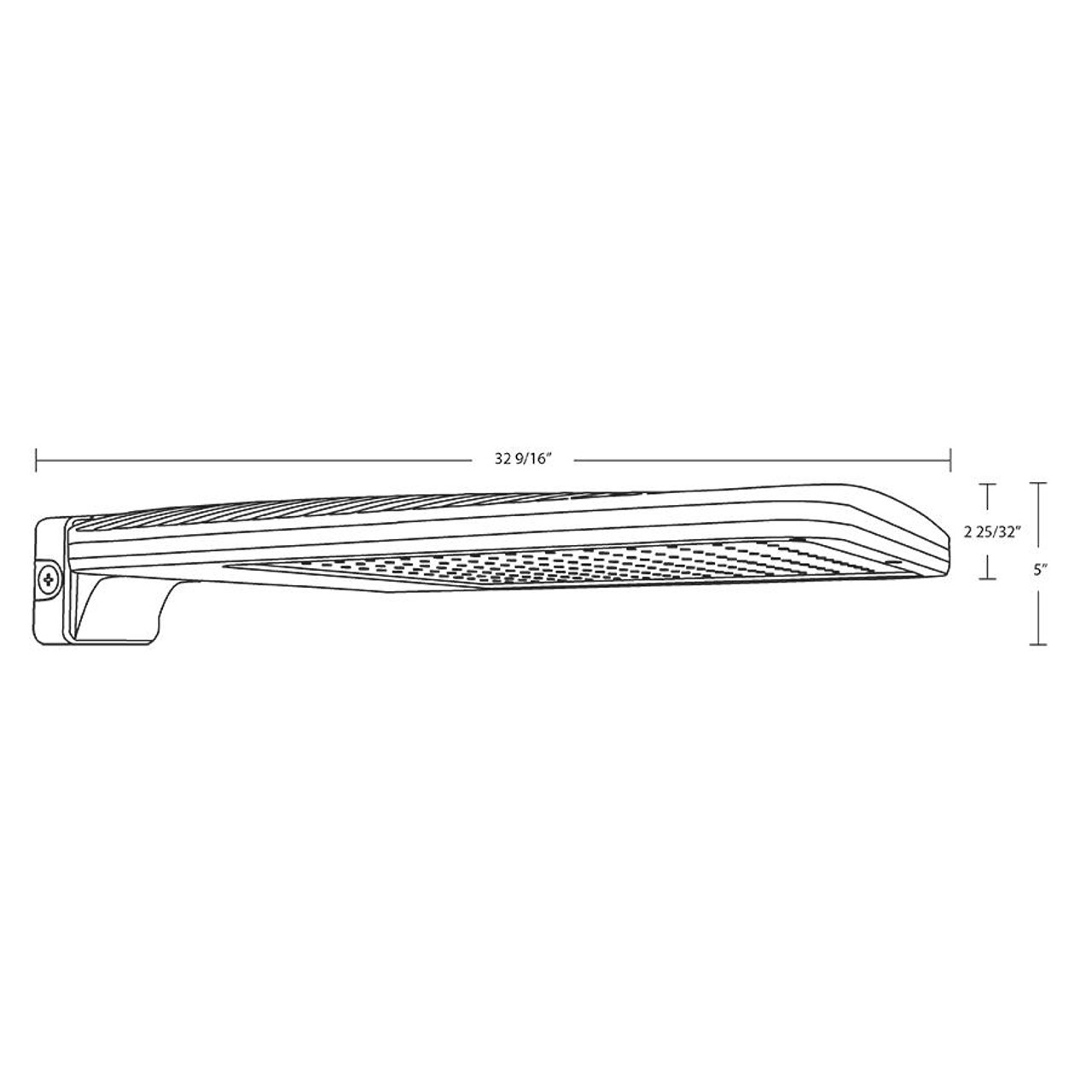 ALEDXL5TWMN/WS4 ALED 300-345-385W T5 4000K Neutral Wall Mt Wattstop 40FT Lens