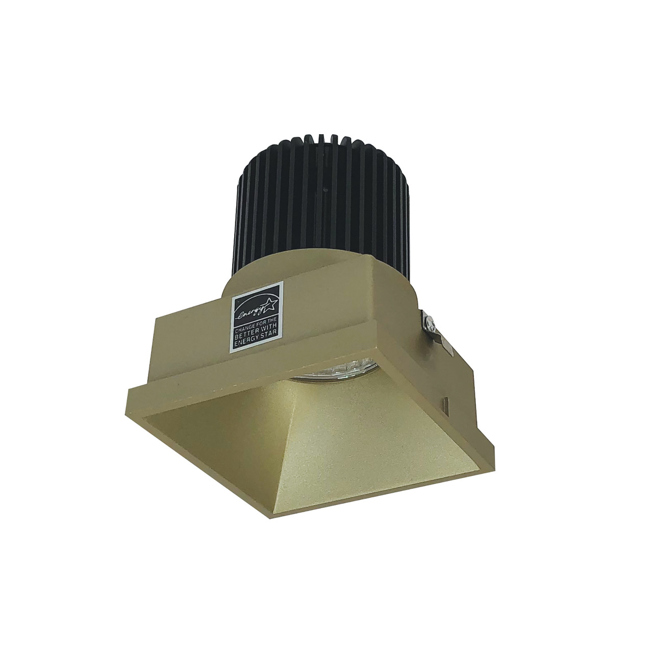 NIO-4STLNDC50XCH 4" Iolite LED Square Trimless Downlight 800LM / 14W 5000K Champagne