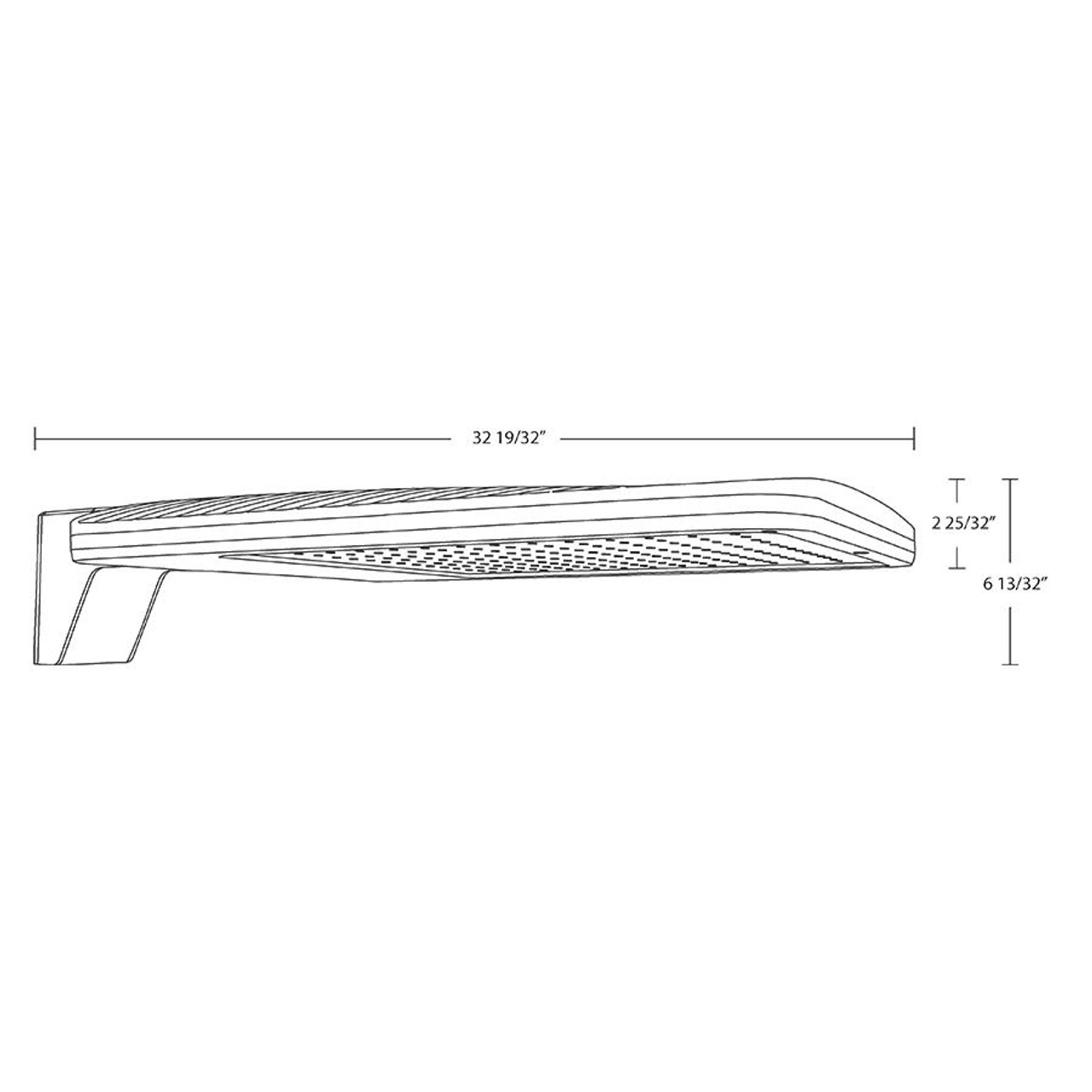 ALEDXLATNW/WS2 ALED 300-345-385W At 4000K Neutral Arm Wattstop 20FT Lens White