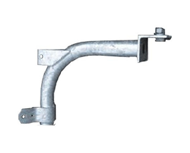 BWC18 Poles Wood Mount Curve Bracket 18 Inches