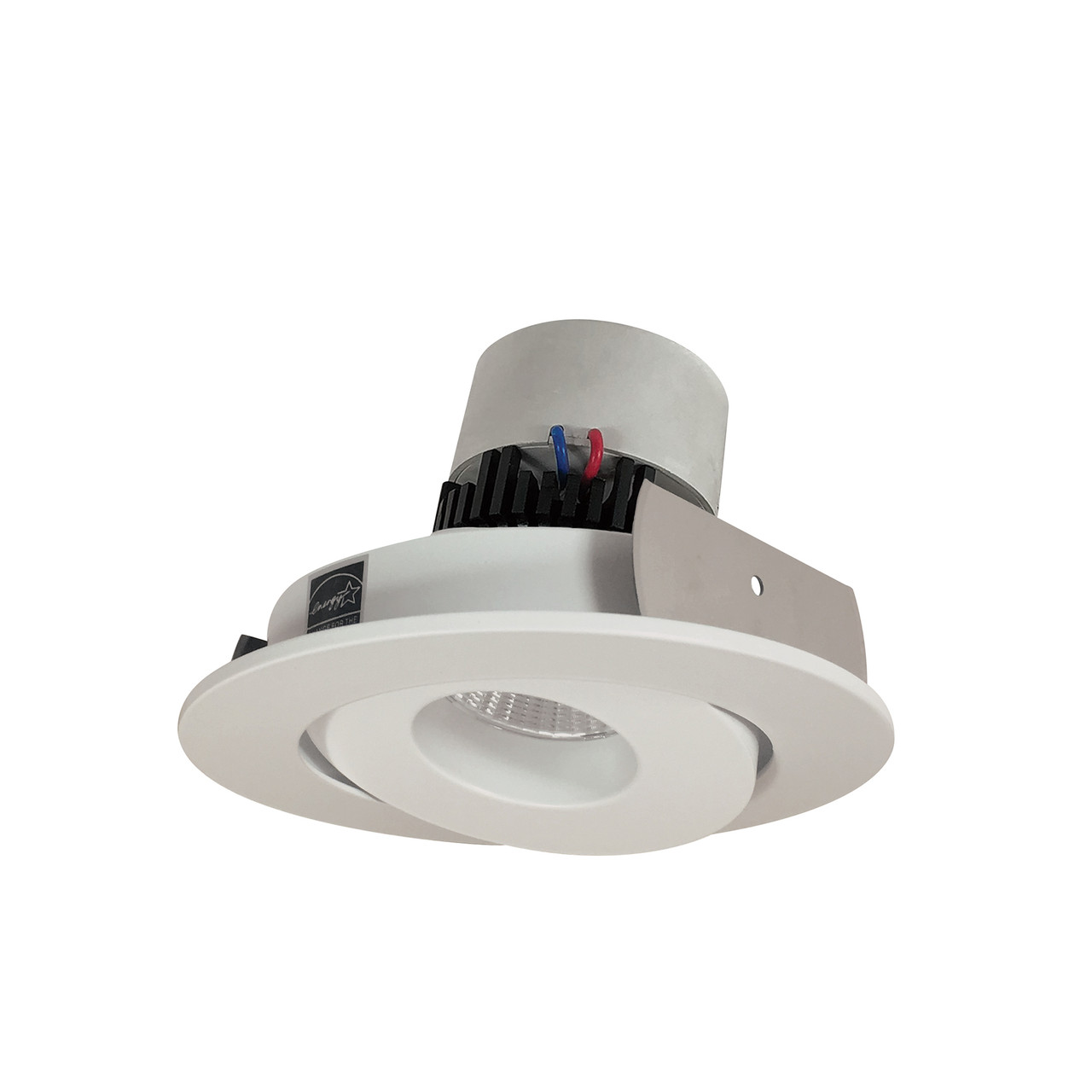 NPR-4RG40XWW 4" Pearl LED Round Adjustable Gimbal Retrofit 1000LM / 12W 4000K