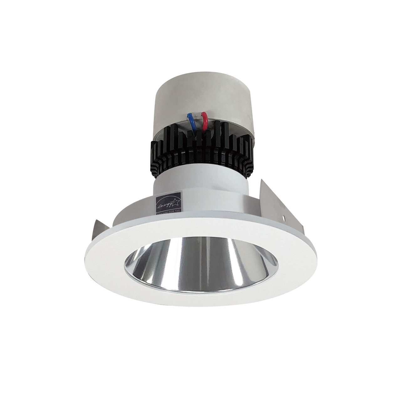 NPR-4RNDC35XCMPW 4" Pearl LED Round Retrofit Reflector 1000LM / 12W 3500K Specular NPR-4RNDC35XCMPW 4" Pearl LED Round Retrofit Reflector 1000LM / 12W 3500K Specular