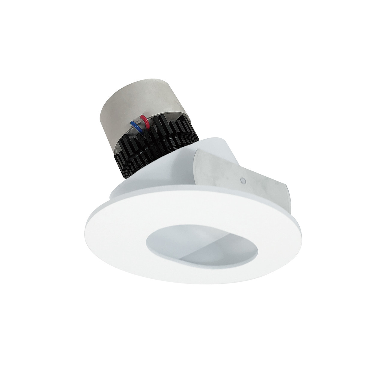 NPR-4RSL27XMPW 4" Pearl LED Round Adjustable Slot Aperture Retrofit 1000LM