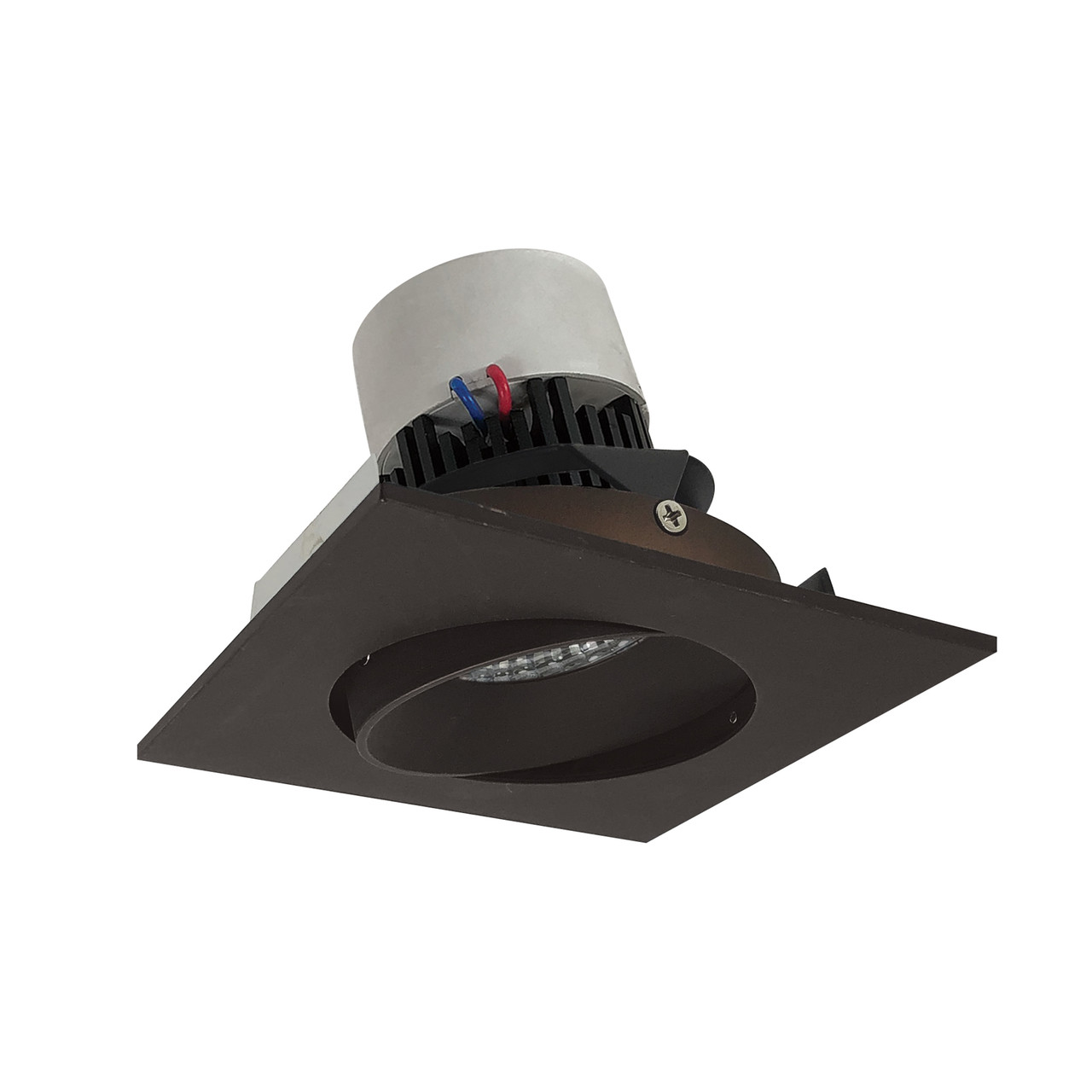 NPR-4SC35XBZ 4" Pearl LED Square Adjustable Cone Retrofit 1000LM / 12W 3500K