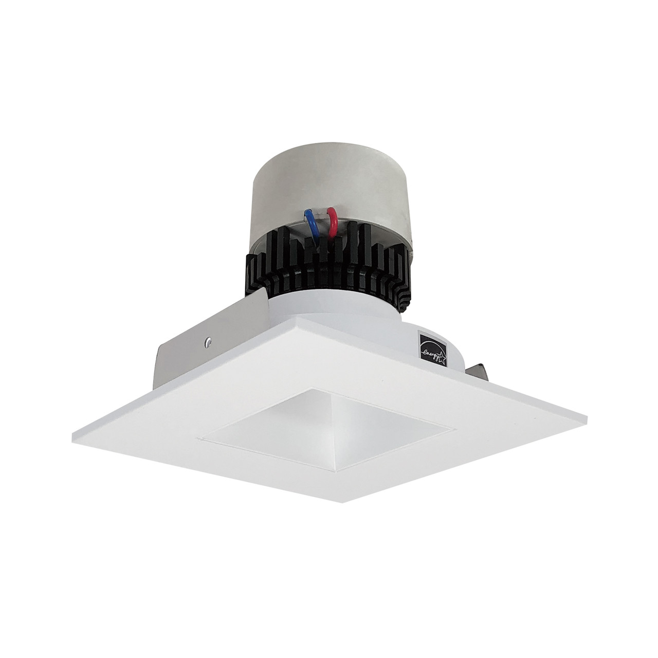 NPR-4SNDSQ27XMPW 4" Pearl LED Square Retrofit Reflector With Square Aperture 1000LM