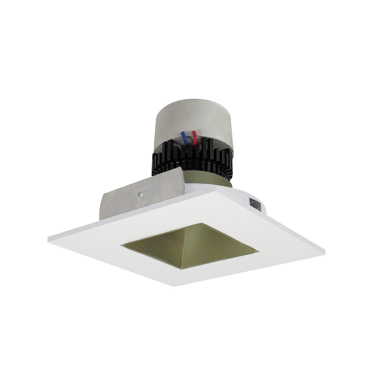 NPR-4SNDSQ35XCHMPW 4" Pearl LED Square Retrofit Reflector With Square Aperture 1000LM