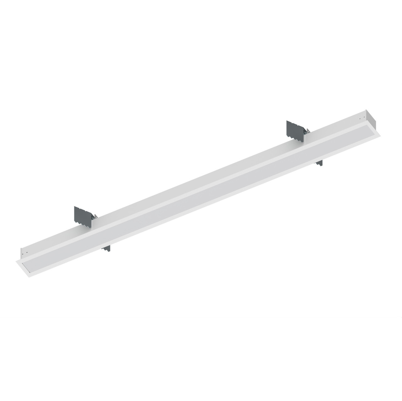 NRLIN-41035W 4' L-line LED Recessed Linear 4200LM / 3500K White Finish