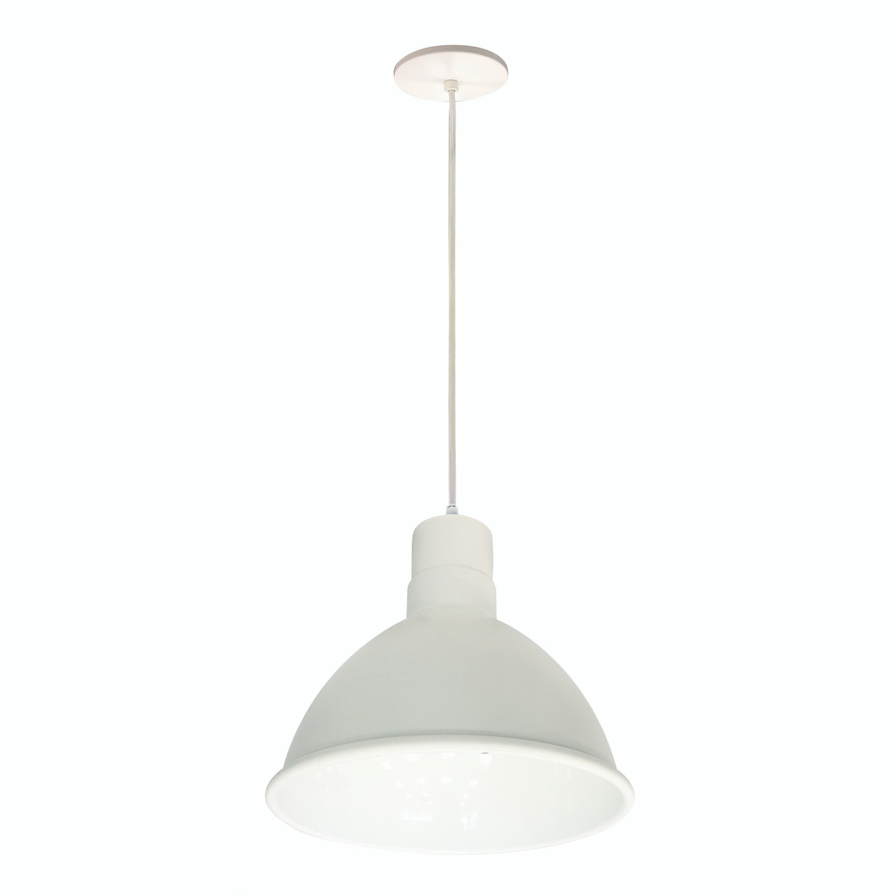 NRLM-10C2030WWLE4 10" Rlm LED Shade 2000LM 3000K White 120V 0-10V/TRIAC/ELV & 277V